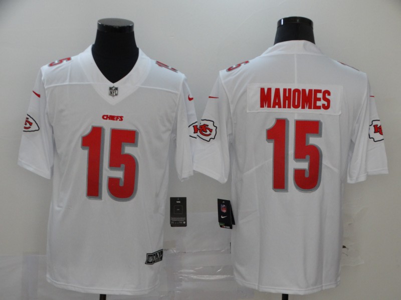 Men Kansas City Chiefs #15 Mahomes white Nike Vapor Untouchable Stitched Limited NFL Jerseys->women nfl jersey->Women Jersey